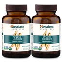 Himalaya Organic Licorice, 120 Day Supply - Digestive Health Supplement for Usset Stomach, Okazjonalne Bloating and Heartburn - USDA Organic, Vegan, Non-GMO, Non-DGL, Gluten Free, 60 Kaples, 2 Pack