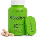 LongLifeNutri Citicoline (CDP- Cholina) 300 mg, 120 Kapsułki wegetariańskie, 4- Miesiąc dostaw, GMP Certified, Made in USA
