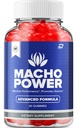 Macho Power Gummies dla mężczyzn - MachoPower Mężczyzna Gummies All- Natural Supplement, Power Macho Gummies Recenzje (1 Pack - 60 Gummies)