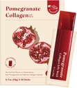 Pomegranat Collagen Jelly Stick (20g x 30 Sticks) Marine Collagen Peptyde z 100% Real Spain Granat - Brak sztucznych aromatów - Brak środków konserwujących - Nie dodano cukru - Easy- to- Absorb