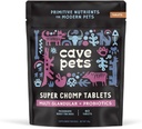 Zwierzęta domowe z jaskini, Super Chomp Tablets, Dog Probiotic Supplement for Digestive Health, Multi- Glandular & Probiotyki, 60 Tabletki