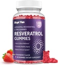 Liposomal NAD Resveratrol Supplement Gummies 1200mg z NAD +, Quercetin, TMG, Pterostilbene, Red Wine Extract, Przeciwutleniacz, Zdrowe starzenia, Naprawa komórkowa, Energia, Funkcja mózgu - 60 Gummies