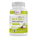 Keto MCT Oil Kapsułki z C8 & C10 - Szybkie działanie Ketosis Mózg & Paliwo do ciała dla kobiet i mężczyzn - Wszystkie naturalne, Non-GMO, Made in USA (1- Miesiąc dostaw)
