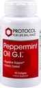 Protocol Peppermint G.I. - for Digestive Health Support * - with Peppermint, Ginger Oil & Fennel Oil - Enteric- Coated - Dairy Free & Halal - 90 Softgels