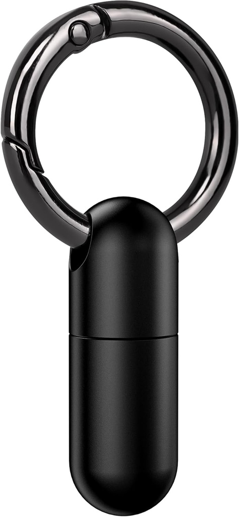 Micro Keychain Pill Holder Titanium wodoodporny Mini Pojemnik Pill do leków ratunkowych