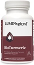 LUMINSPIRED ZDROWIE Wysoka absorpcja Kurkumina Turmerowa Suplement z Black Pepper Extract for Joint Health, Wsparcie przeciwutleniające i zapalne Relief, Wegan, Non-GMO, Gluten Free - 60 Liczby