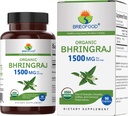 Brieofood Organic Bhringraj 1500mg, 45 Służenia, Wegetarianin, Gluten Free, 90 Tabletki wegetariańskie