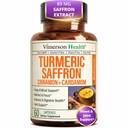 Saffron Supplements - 89mg Saffron Extract i 1000mg Tumeric Blend - Turmeric Supplement with Ceylon Cynamon and Cardamon for Mood, Memory & Eye Health - Joint Supplements for Women & Men - 60 Count