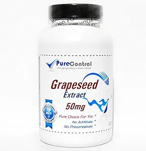 Wyciąg z winogron 50mg / / 100 kapsułki / / Pure / / by PureControl Supplements