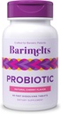 Barimelts Probiotic, 5 Miliard CFU - 60 Fast- Rozpuszczanie tabletek (2- Supply Month Supply) - Probiotyki bez cukru dla kobiet, Wsparcie Gut Health po operacji barierowej, Natural Cherry Flavor