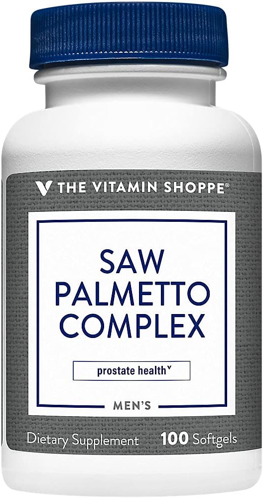 Saw Palmetto Complex 160mg - Suplement do zdrowia prostaty, Łatwe do połykania Softgels (100 Softgels) przez Witamina Shoppe