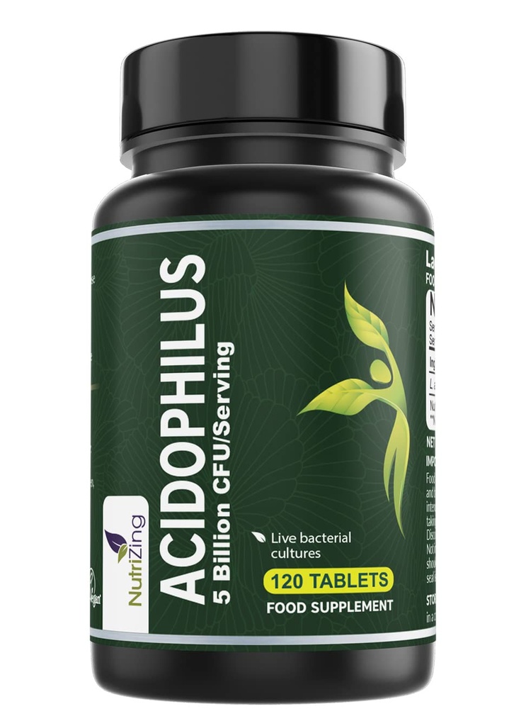 NutriZing Wysoka wytrzymałość Lactobacillus Acidophilus 5 mld CFU / Podawanie