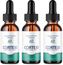 (Official) Cortexi Tinnitus Treatment Support with Chromium, Grape Seed, Astragalus, Maca Root - Cortexi Hearing Supplement Drops Supplement Cortexi Tinnitus Treatment for Ringing Ears (6oz)