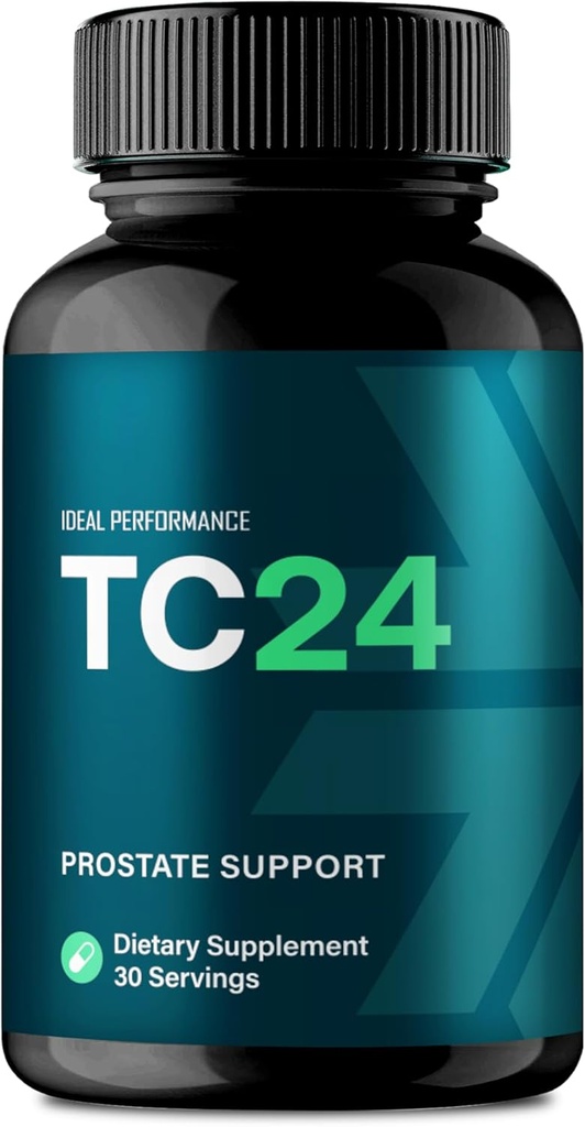 TC24 kapsułki, TC 24 Prostate Supplement Supplement Pills - Dodatkowa siła, TC 24 Podtrzymuje Prostate Heath All Natural Formula, TC24 Kapsułki Recenzje (60 Kapsułki)