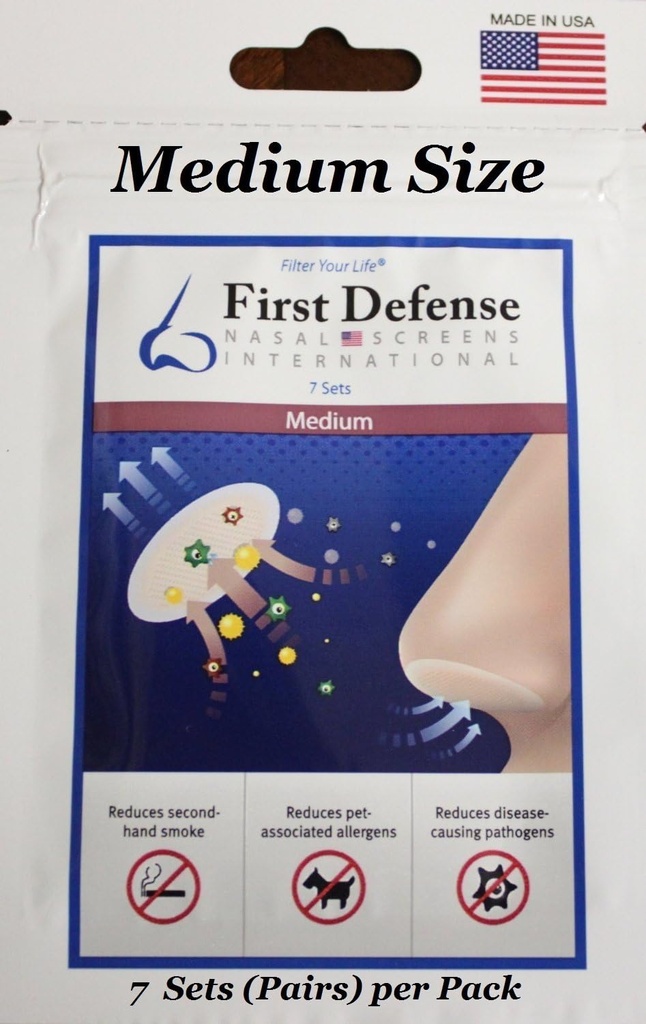 Nasal Screens - Pick- A- Rozmiar i opakowania ilościowe (1- Pack, Medium)