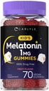 Carlyle Kids Melatonin Gummies ↓ 124; 1 mg 70 Hrabia ↓ 124; Fruit Flavor Gummy ↓ 124; Vegan, Non-GMO, Gluten Free