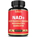 Satoomi NAD Suplement z Nikotynamidem Riboside NR, Resveratrol, Quercetin - 60 Count - 30 Dni