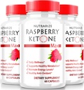 (3 Pack) Kapsułki z ketonu malinowego, Oficjalny Keton malinowy do utraty wagi, All- Naturalna formuła Keto odblokować swoje ciało i cele fitness, RaspberryKetone 1200MG Suplement, Opinie (180 kapsułki)