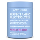 BodyHealth PerfectAmino Electrolytes Powder No Sugar, Keto Sugar Free Post Electrolytes Drink Mix, Hydration Powder with Trace Minerals - Mieszane Berry - 30 Słupki