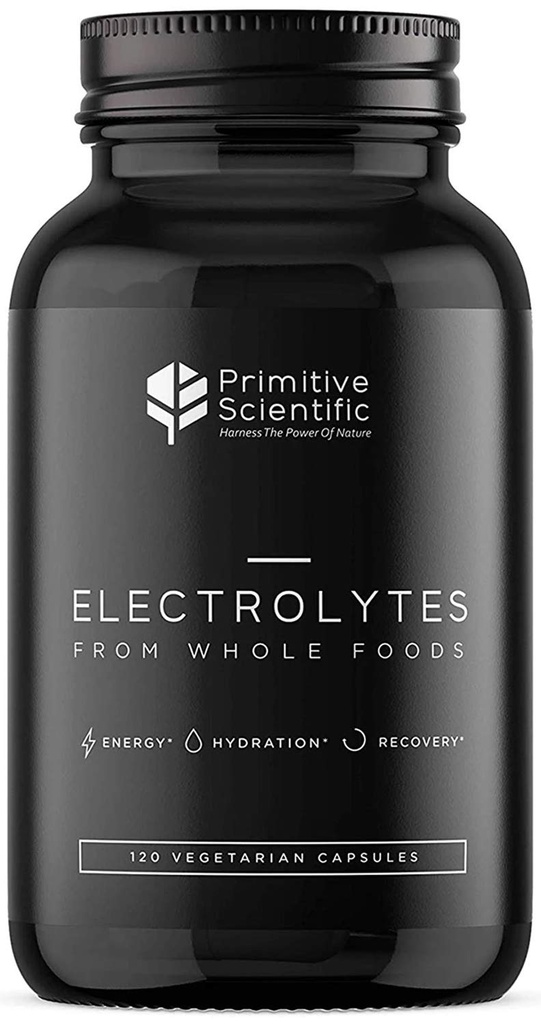 Whole Food Electrolyte Supplements, Electrolyte Tablets with Magnezu, Cynk, Wapń i Potas for Energy, Hydration, & Odmładzanie (120ct)