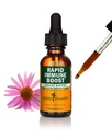 Herb Pharm Organic Rapid Immune Boost: Fast- Absorbing nalewka dla dorosłych, Echinacea nalewka z Goldenseal, Ginger Extract & Elderberry, Immune Supplement & Wellness Aid, 1 Oz