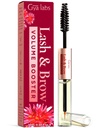 Gya Labs Lash and Brow Oil - 100% Czysty Natural Organic Castor Oil Eyelash & Eyebrow Serum dla pełnowymiarowych rzęs i brwi (0,34 Fl Oz)