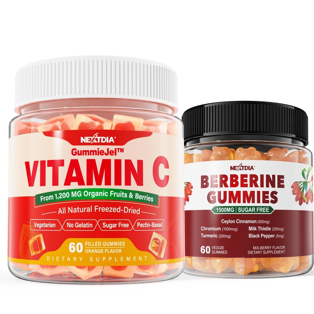 Nextdia Berberine + Whold Food Witamina C