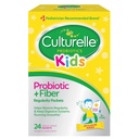 Culturelle Kids Probiotic + Fiber Pakiety (Wieki 3 +) - 24 Hrabia - Żywność Zdrowie i Wsparcie immunologiczne - Pomaga przywrócić regularność (Opakowania mogą się różnić)