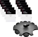 (60 szt.) Filtry Minifit Prowosk Wax Guards dla Oticon Hearing Aid, Oticon Minifit Hearing Aid Seal Aid Części zamienne Dostawa Zestaw czyszczący Akcesoria do 10 Opakowania