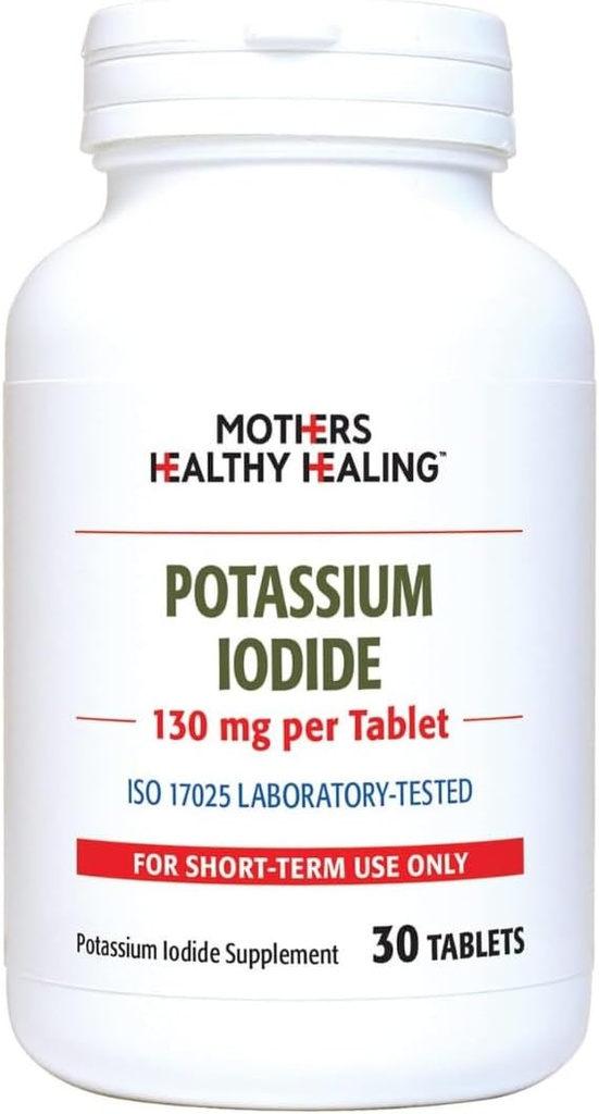 Jodek potasu 130 mg suplement KI Biodiesel 124; 30 tabletek na tyroid wsparcia 124; jod - Yodo Naciente