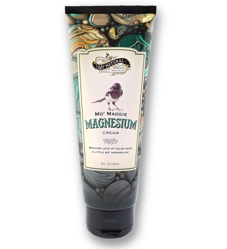 Mo 'Maggie Topical Magnezu Cream' 124; Najwyższe stężenie Zechstein Magnezu 'a' 124; Organiczne Oleje Olejowe & Masło Shea przez Mo 'Naturalne' 124; 8 oz '124; Nowy projekt opakowania' 124; Ta sama formuła