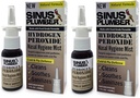 Wodór z plumeru zatokowego Nadtlenek Nasal Spray 2 Pack - Neutralizuje Cząsteczki lotne dla Higieny Nasal i immunologicznej zimnej obrony