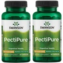 Swanson PectiPure Zmodyfikowany Citrus Pectin- Supports Digestive Health and Cellular Health- Delivers Minimum of 82% Galactural Accid- Natural Wellness Supplement (60 kapsułki, 600 mg każdy) 2 opakowanie