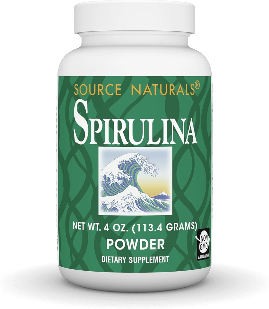 Źródło Naturals Spirulina - do wsparcia układu immunologicznego - 4 oz Proszek