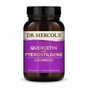 Dr Mercola Quercetin & Pterostilbene Advanced - Popiera zdrowie oddechowe i immunologiczne - 500 mg Quercetin - Formuła wysokiej dostępności - Nie-GMO, Gluten- Free & Soy Free - 60 Kapsułki (30 Servings)