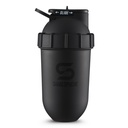 Butelka shaker shaker shaker shaker - 24oz Leak Proof Protein Butelka shaker do wstępnego treningu, Smoothie i proszkowe mieszanki napojów, No- Blade Mixer do siłowni, BPA- Free, Easy Clean & Easy to Carry (matte Black)