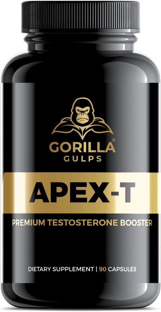 Goryle Gulps 124; Apex- T Gulps 124; Premium Testosteron Booster 124; Testofen ® Fenugreek, LJ100 ® Tongkat Ali Gulf 124; Klinicznie udowodnione 124; Max Siła Mężczyzna Wzmacnianie Formuły 124; 90 Kapsułki