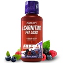 iSatori L- Carnitine 1500, Triple- Mix Liquid L Carnitine Supplement, z acetylem i winian, Stymulant Free Energy, niskokaloryczne, Cukier lub gluten, Keto- Friendly, Mieszany aromat Berry (24 Służenia)