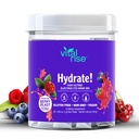 Vital Rise ® Hydrate! - Berry Blast - Pakiety proszku do nawadniania 124; Niski poziom elektrolitu sodu Drink Mix 124; Easy Open Single- Serving Stick 124; Non-GMO Yankets 124; 20 Słupki (Opakowanie 1)