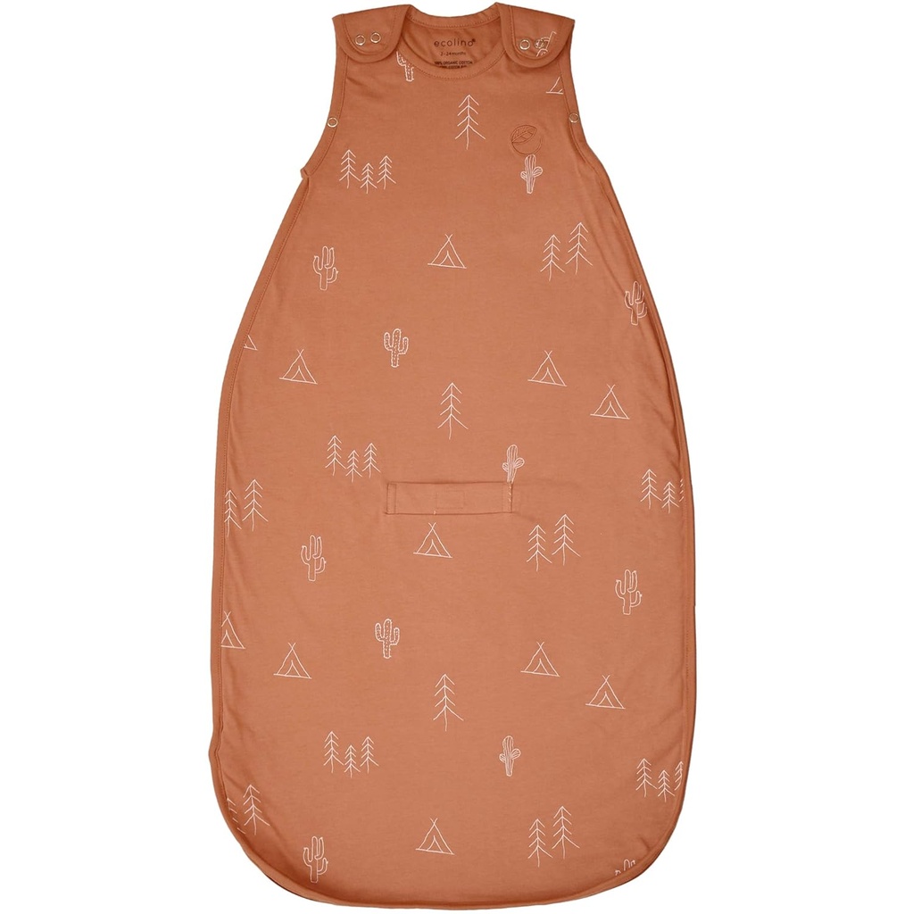 Bawełna Bawełna Bawełna Baby Sleep Sack - 2- Way Zipper Baby Wearable Kocyk - Noworodek Toddler Sleep Bag Sack - 2 Miesiące - 2 Lata - Pustynia