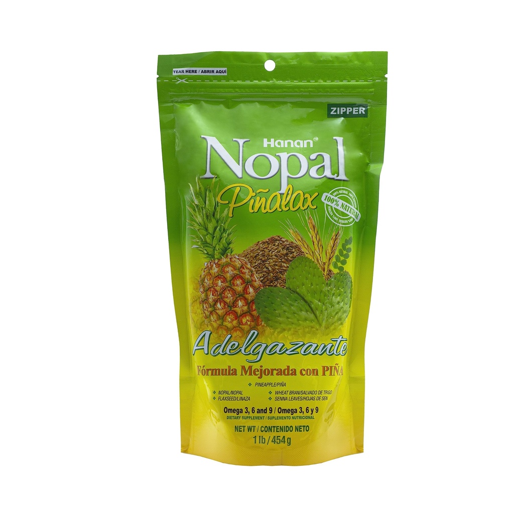 Nopal PINALAX 124; 100% Natural High Fiber Blend 124; 1lb (454g) 124; Natural Aids in Cleansing the Colon 124; Improved trawienie i zwiększona energia