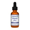 Nutracal Micro D3 Witamina D-3 Krople - Wysoka koncentrat (2 miliony j.m.) Witamina D3 z nanotechnologią i do 10X Więcej absorpcji -1 oz (30 ml)