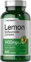 Horbäach Lemon Bioflavonoids Supplement Agregat 124; 1400 mg Agregat 124; 200 Kapsułek Agregat 124; Complex with Rutin and Hesperidin Agregat 124; Non- GMO and Gluten Free