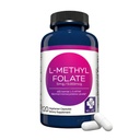 MD Life L- Methylfolate 5 mg Supplement - Active L Methylfolate Supplement - 120 Capsules - L- Methylfolate 5 mg - Maximum potency MTHFR W / Essential Amino Acids