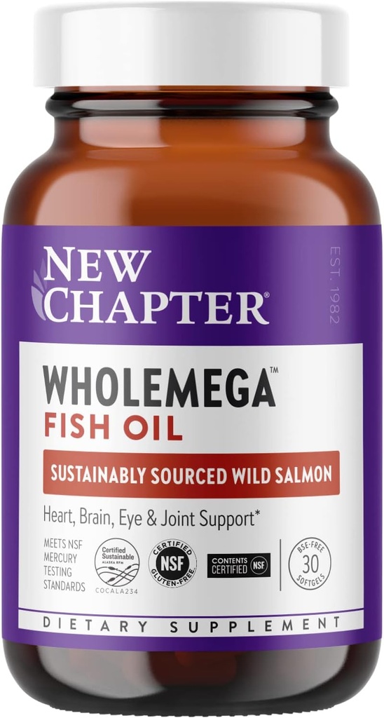 Nowy rozdział Wholemega 1000 Mg, 30 Ct