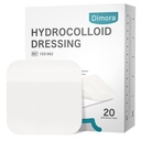 Dimora 20 Opakowania Hydrokoloidalne opatrunki do opatrunków, Ultra Cienki 4 "x 4" Duże opatrunki z klejem samoprzylepnym