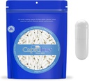 Capsuline Rozmiar 000 - Kolorowe białe puste kapsułki żelatynowe - 10000 Hrabia - Puste kapsułki żelowe - DIY Pure Bvine Pill kapsułki Napełnianie - Puste wieczka - Kosher i Halal Certified - Nie- GMO Certified