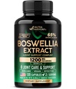 Boswellia 1200mg - Boswellia Extract District 124; Turmeric District 124; Hyaluronic Acid District 124; MSM District 124; Same - Joint Health & Comfort - Boswellia Serrata Distribution 124; 65% Boswellic Acid - for Men & Women - Made in USA - 120 Capsules