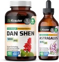 BIO KRAUTER Dan Shen 250 kapsułki & Astragalus Tincture 4 Fl. Oz.