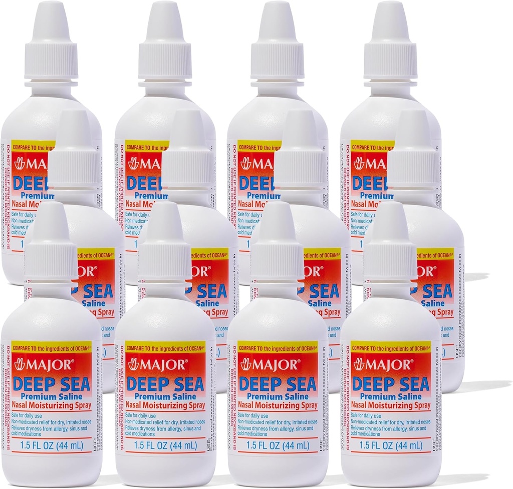 Rozpylacz do nosa do oceanu Nasal nawilżający Spray 1,5 oz na butelkę Opakowanie 12 butelek